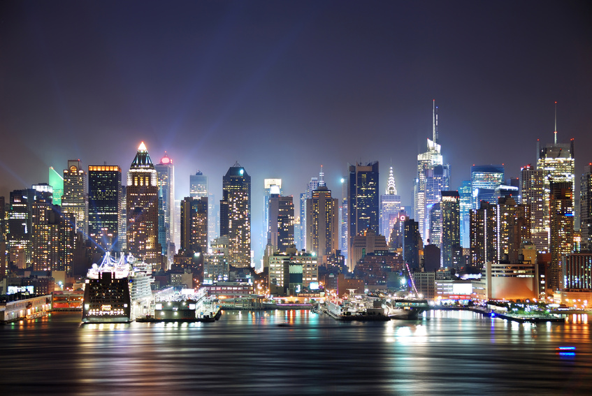 New York City Skyline Mural